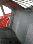 AU XR rear Black seat 