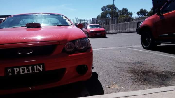 Rolling with burnout cars at red centre nats